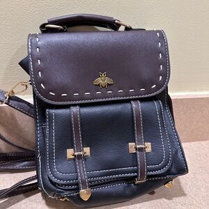 Elegant Brown and Black Women's Bag